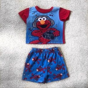 Elmo Two Piece Pajama Set